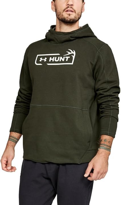 under armour men's hunt armour fleece hoodie