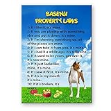 Basenji Property Laws Fridge Magnet No 1 Funny