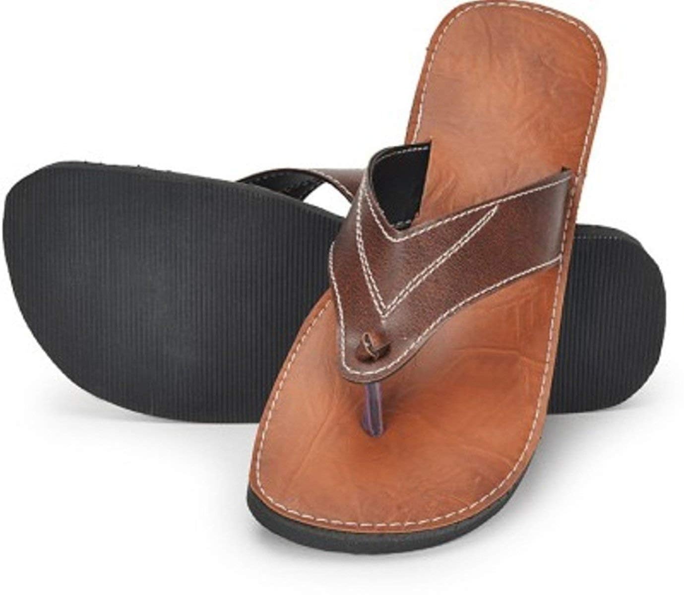 amazon leather chappal