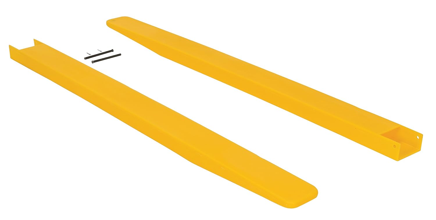 Vestil F460 Polyethylene Fork Blade Protectors, 4' x 60', Yellow
