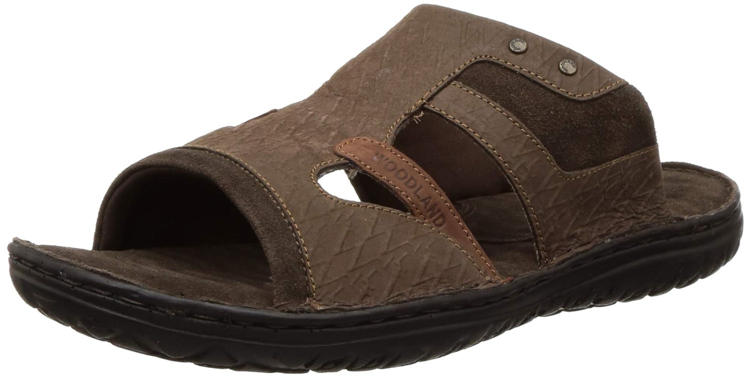 Buy Woodland Men's Ogp 3349119 Leather Slipper at Amazon.in