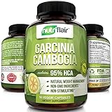 95% HCA Pure Garcinia Cambogia, 90 Veggie Capsules - Highest Potency 1400mg / Serving - Best Natural Appetite Suppressant, Weight Loss, Energy Boost Supplement Diet Pills. Helps Burn Fat. Made in USA