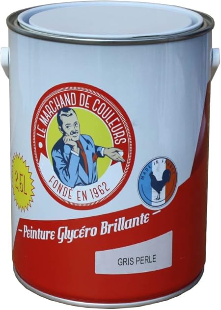 Peinture Onip Le Marchand De Couleur Gris Perle 25 L Glycéro Brillante