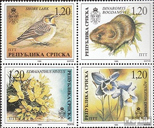 Serbian Republic bos.-h 39-42 block of four (complete.issue.) unmounted mint / never hinged 1996 Flora and Flora (Stamps for collectors)