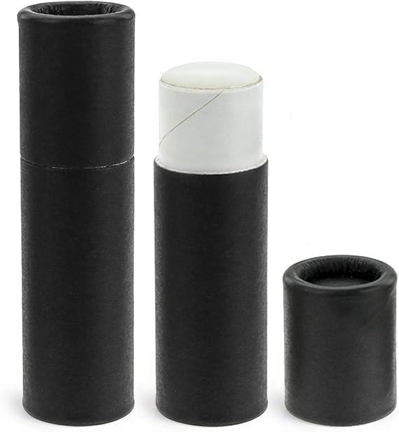 50 Pack, 0.3 oz, Inventiv Paperboard Lip Balm Tubes