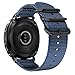 Fintie 20mm Quick Release Watch Bands, Soft Nylon Replacement Strap Band with Adjustable Closure, Navy