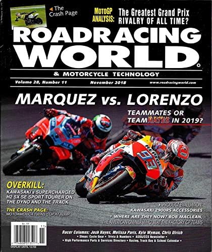 ROADRACING WORLD Magazine November 2018 MARQUEZ vs LORENZO, Kawasaki Z900RS