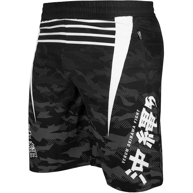 Venum Fitness Shorts, Okinawa 2.0, schwarz-weiß