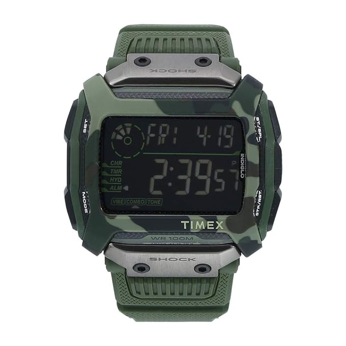 Buy TIMEX Digital Men's Watch (Green Dial Green Colored Strap) at Amazon.in