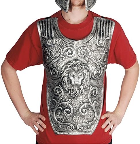 Loftus International Roman Legion Warrior Battle Chest Plate, Silver, One Size