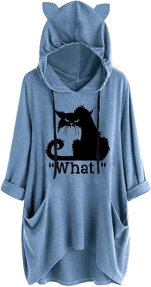 cat hoodie with ears amazon