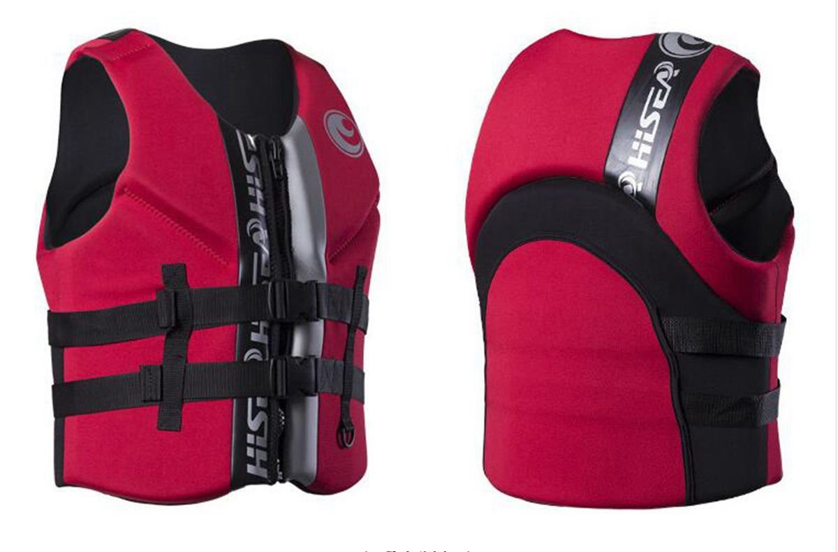 シャークスキンデザイン 釣り カヤック用 サーフィン Vanorig ライフジャケット Small レッド フローティングベスト B0795f32xm 水上スキー 高額売筋