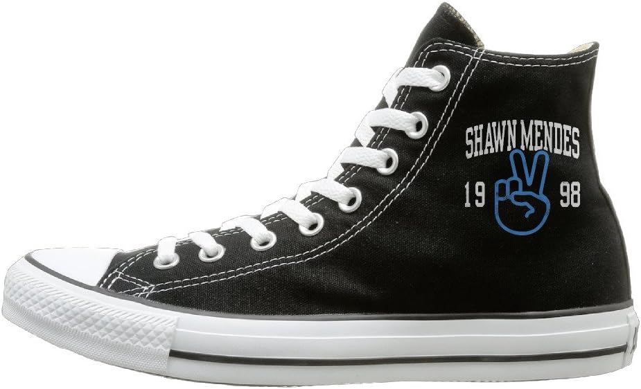 JHGG Shawn Singer Mendes High Top Sneakers Canvas Shoes Slip-On Casual Sneaker Hot Dance Unisex Style
