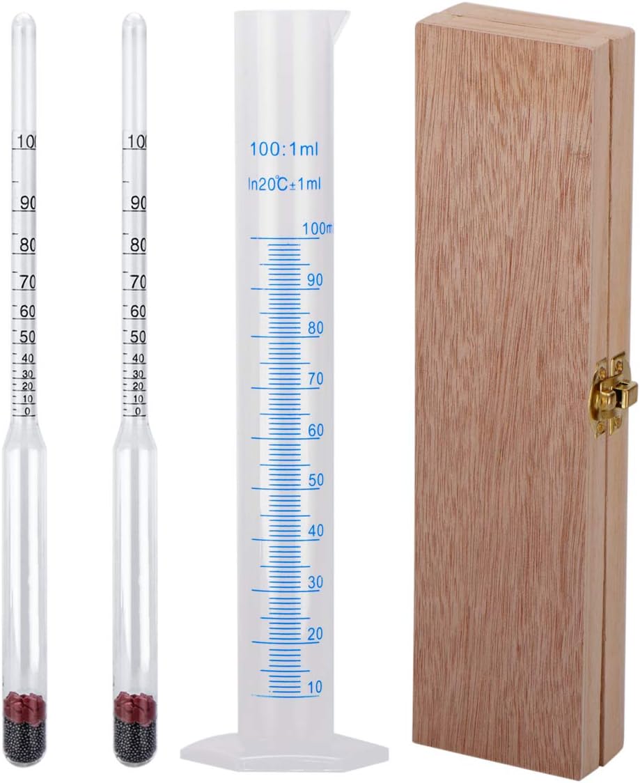 Idrometro Professionale Per Birra E Vino - Misura Alcol E - Foto 8