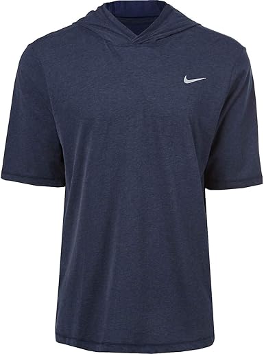 nike men's dry short sleeve hoodie