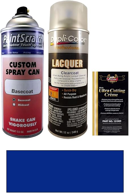 Amazon.com: 12.5 Oz. Royal Blue Metallic Spray Can Paint Kit for 1996