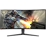 LG 34GK950F-B 34" 21:9 Ultragear WQHD Nano IPS Curved Gaming Monitor with Radeon FreeSync 2, Black