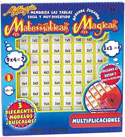 Mi Alegría Multiplicación Matematicas Magicas / Magic Multiplication Game
