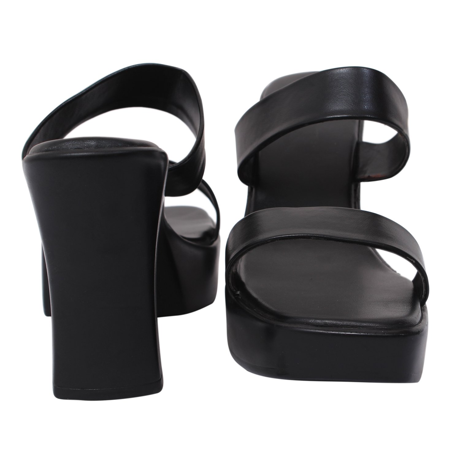 right steps women's black heels