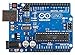 Arduino Uno R3 Development Board, Kit Microcontroller Based on ATmega328 and ATMEGA16U2 with USB Cable for Arduino, Original(Arduino Uno R3)
