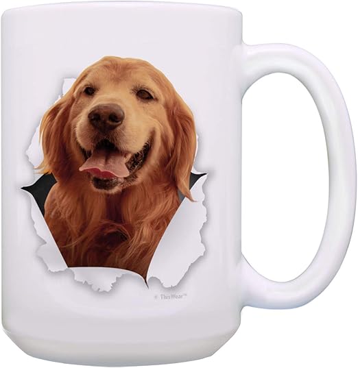 golden retriever mom mug