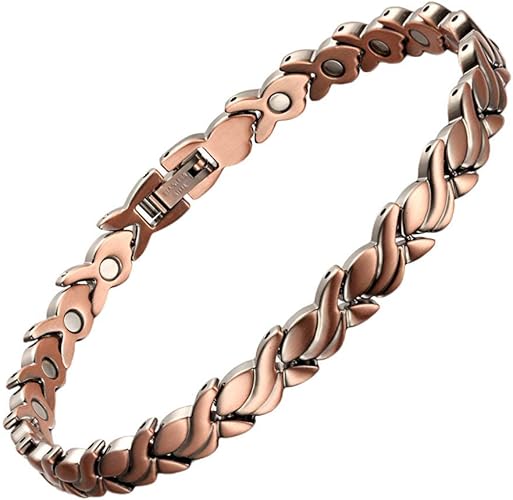 Healifty Women Copper Bracelet Arthritis Therapy Bracelets for