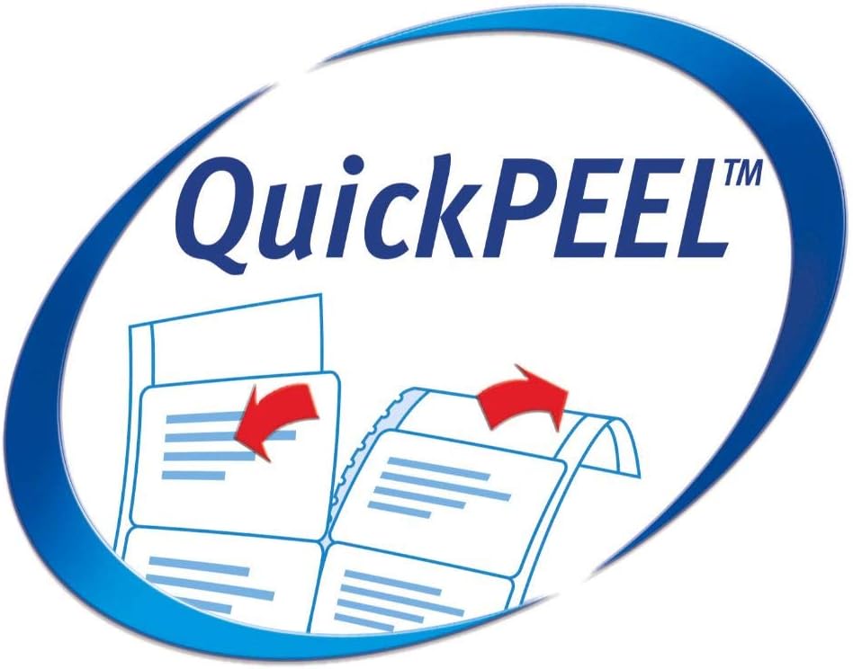 AVERY Zweckform 25 Sheets 210 x 297 mm A4 Printable Self-Adhesive Shipping Labels for Parcels Parcels and Tubes L7567-25 - Image 5