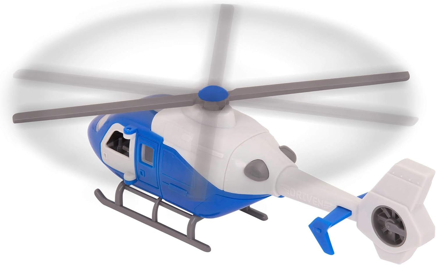 Driven by Battat, 7-Inch Rescue Helicopter Toy with Lights & Sounds, Opening Doors, Vehicle for Boys & Girls, Durable Design - Image 5