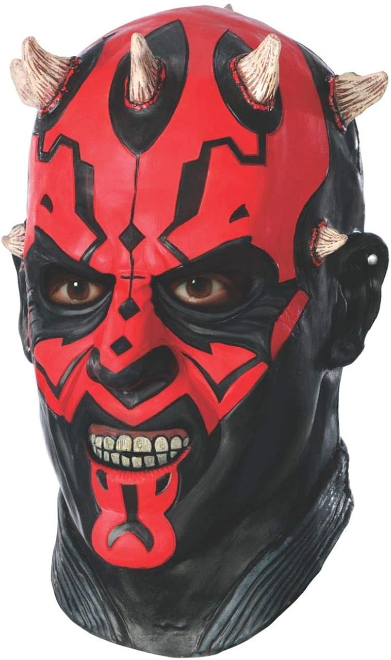 Star Wars Darth Maul Deluxe Overhead Latex Costume Mask Adult
