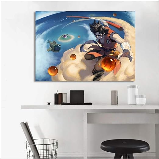 Home Decor Poster Modulare Bilder Comic Nordic Style Leinwand Malerei Wandkunst Drucke Fur Schlafzimmer Bett Hintergrund 60x80cm Roll Canvas Amazon De Kuche Haushalt
