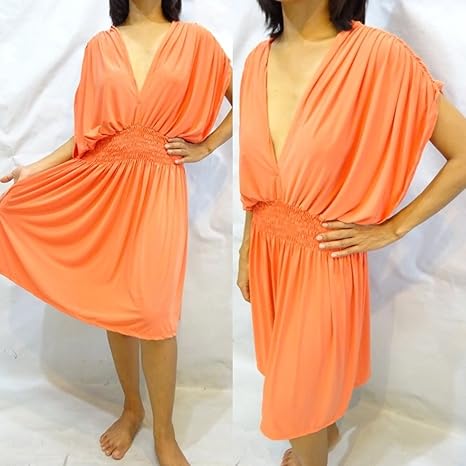 orange dress size 20