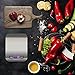 Digital Food Scale, Venderise Multifunction Kitchen Scale with LCD Display, 11lb/5kg, Silvery, Stainless Steel (Batteries Included)