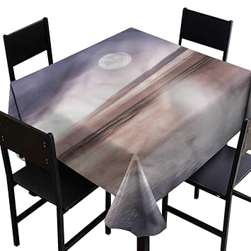 Amazon Com Nature Waterproof Table Cover Cloudy Night Sky Full