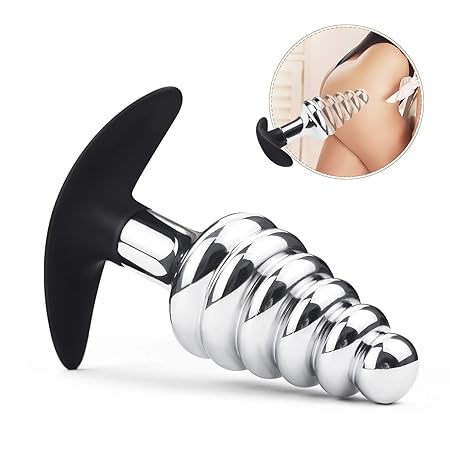 Metall Analplug Butt Plug Aus für Männer und Frauen, YOTEFUN Anal Sex Spielzeug für SM, Large Anal Butt Plug Sextoy