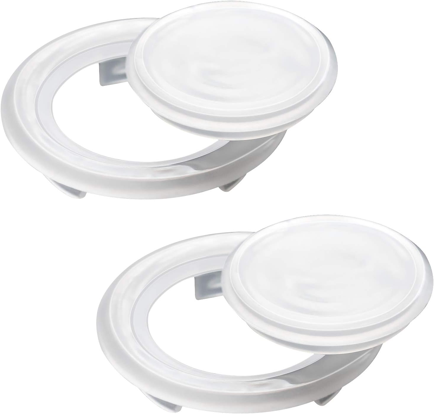 Amazon Com Xushop 2 Inch Patio Table Umbrella Hole Ring And Cap Set Thicker Hole Ring Plug And Cap Set For Standard Size Umbrella 2 Set Translucent Garden Outdoor