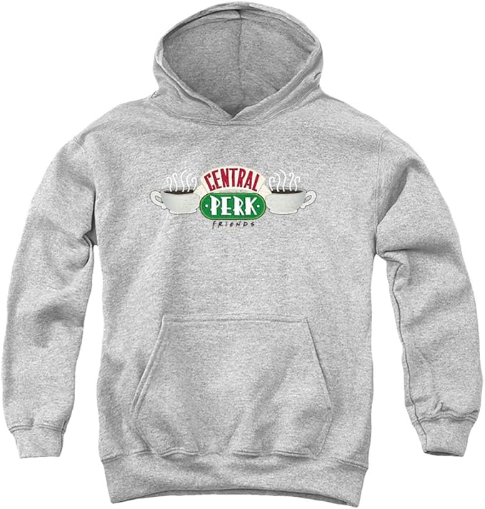 Amazon.com: Friends Central Perk Logo Unisex Youth Pull-Over Hoodie ...