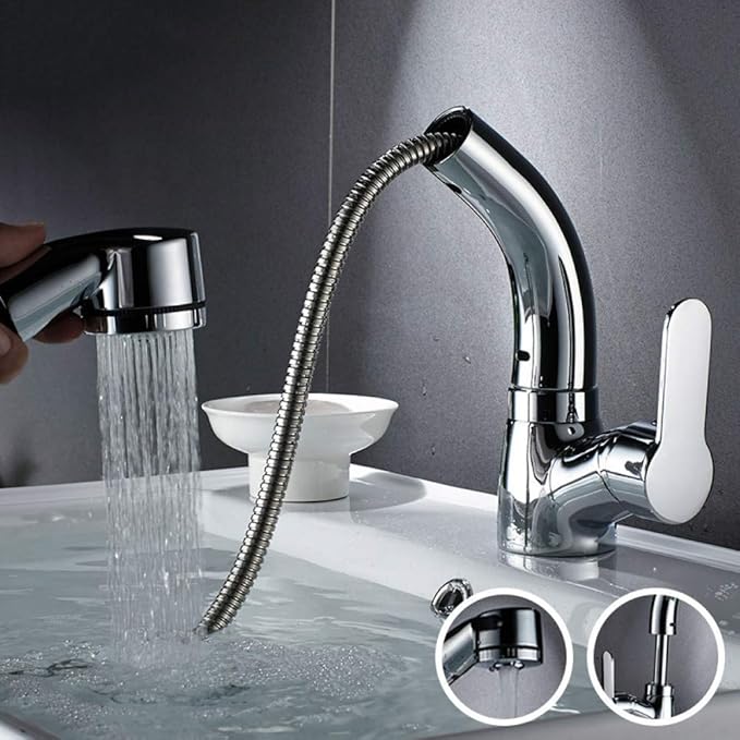 ? Bathroom faucets Removable Bathroom Faucet with Single Handle Two