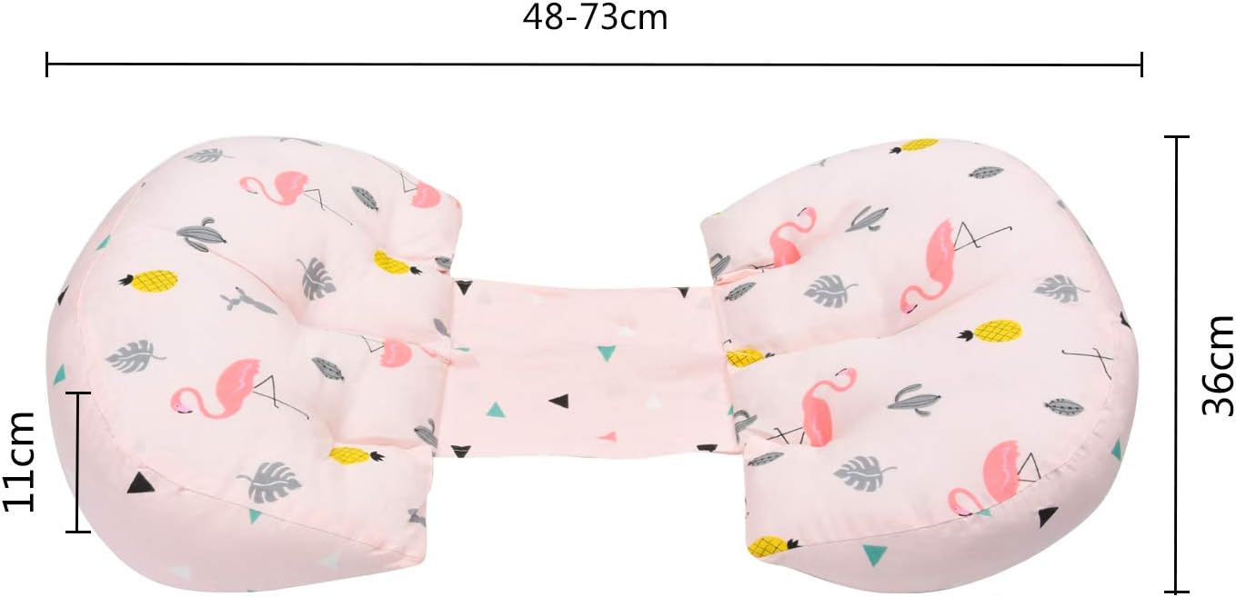 Pregnancy Pillow, Side Sleeper Maternity Belly Support Pillows Double Wedge for Both Bump and Back Best Pregnant Mom Gift: Kitchen & Dining