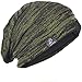 FORBUSITE Men Beanie Slouchy Hat for Summer Winter Baggy Oversize B5001 Army Green