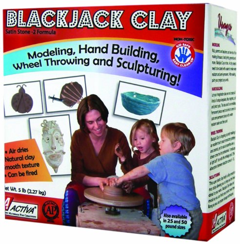 Activa Blackjack Clay, 5-Pound, Dries to Light Tan