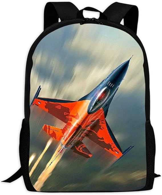 backpack on airplane