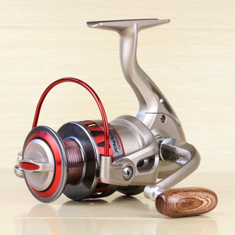 CxIACom Metal Spool Rocker Arm 10BB 5.5:1 Lure Reel Spinning Fishing Reel 1000-7000