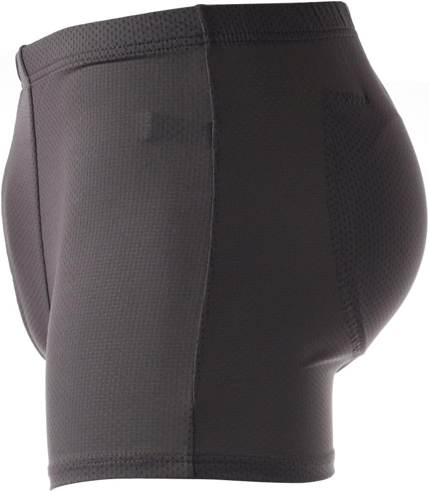 Somenell Men's Coolon Padded Butt Boxer Brief Underwear for Summer