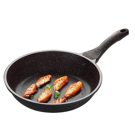 Maifan Stone Antihaft-Pfanne - 8,66 Zoll - Gratis Geschenk Holzschaufel - Hochtemperaturgriff-Bratpfanne - Spülmaschinenschut