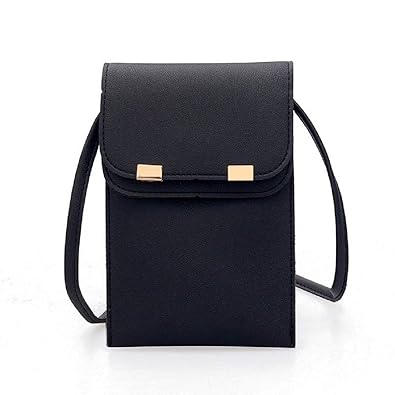 Mei&Ge Mini PU Leather Sling Bag Crossbody Bag, Mobile Holder, Key Phone Cash Holder Shoulder Bag for Girls Kids Women Ladies - 60200