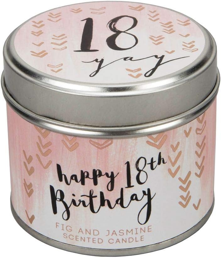 Luxe 18th Birthday Scented Candle 35 Hours Burn Time Amazon.co.uk