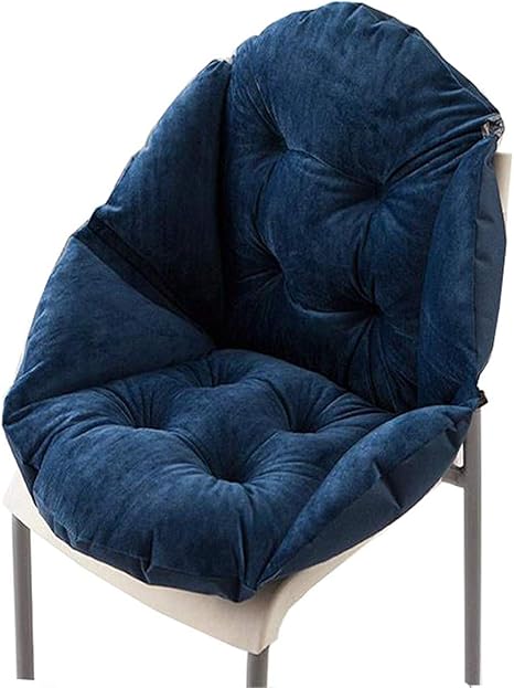 Amazon Co Jp Enmnm クッション 椅子 座布団 腰痛 低反発 ゴムバンド付 腰当て 背もたれ 滑り止め 腰痛 骨盤矯正 仕事用 オフィス 車 イス用 秋冬 プレゼント ネイビー ホーム キッチン