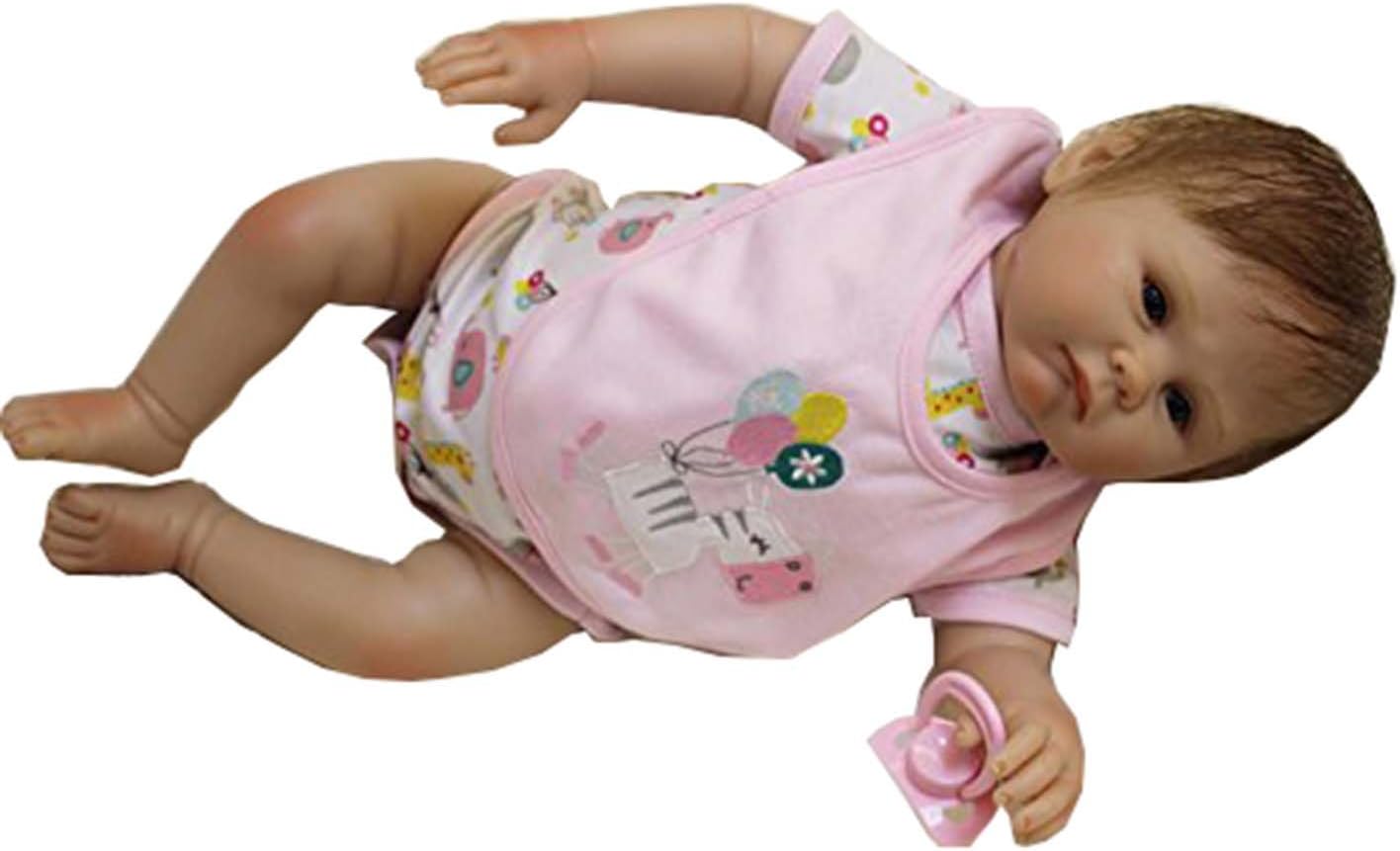 Wamdoll 20 inch Lovely Lifelike Silicone Reborn Baby Dolls Alive Newborn Doll
