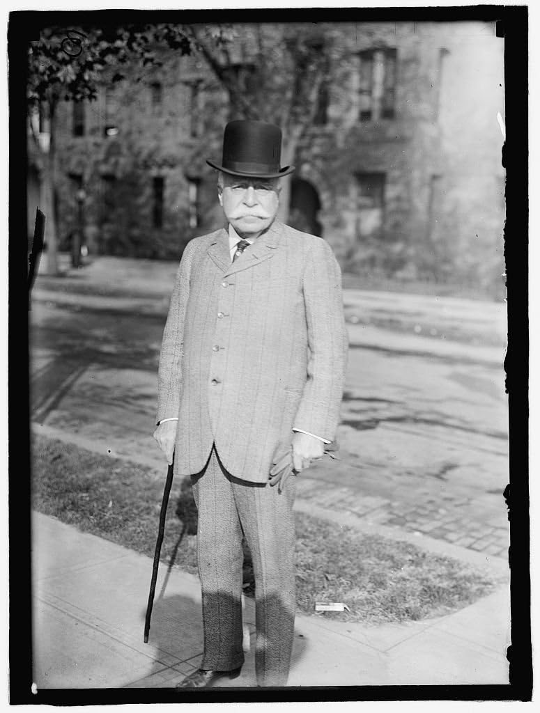 24 x 18 Art Canvas Wrapped Framed Print of Dewey, George. Admiral, U.S.N. 1912 Harris & Ewing 95a