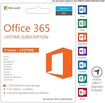 Office 365 Lifetime Lizenz Amazon Co Uk Software